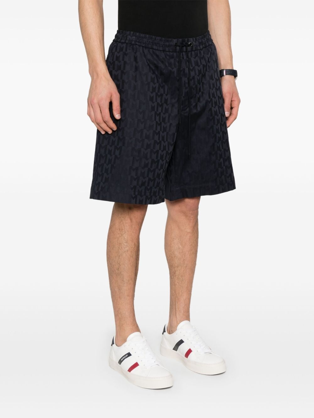 monogram-jacquard shorts - 3
