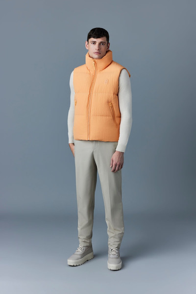 MACKAGE KANE-TR Tactile Ripstop Fabric vest with funnel collar outlook