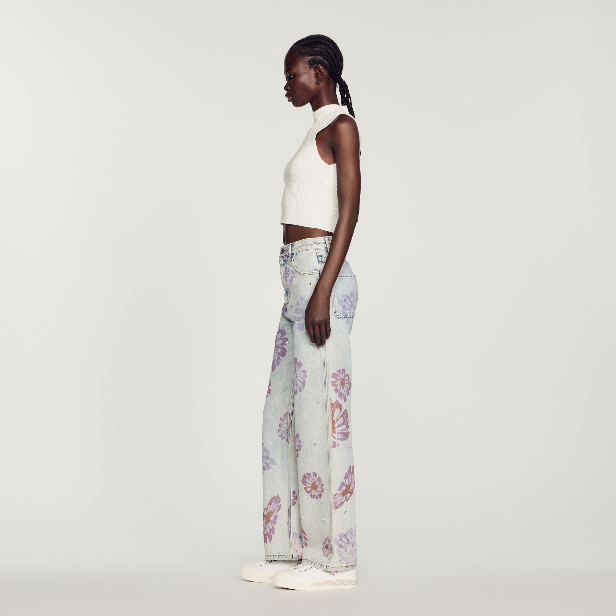 Floral jeans - 7