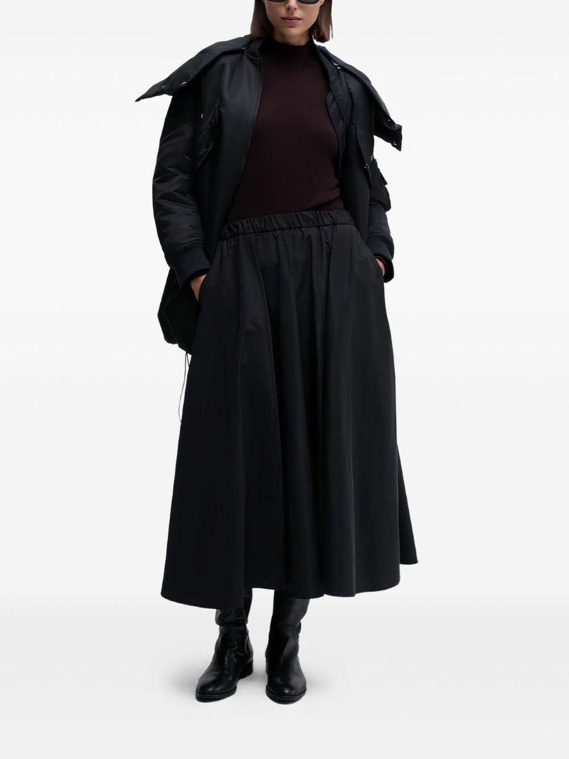 Aspesi elasticated-waist midi skirt outlook