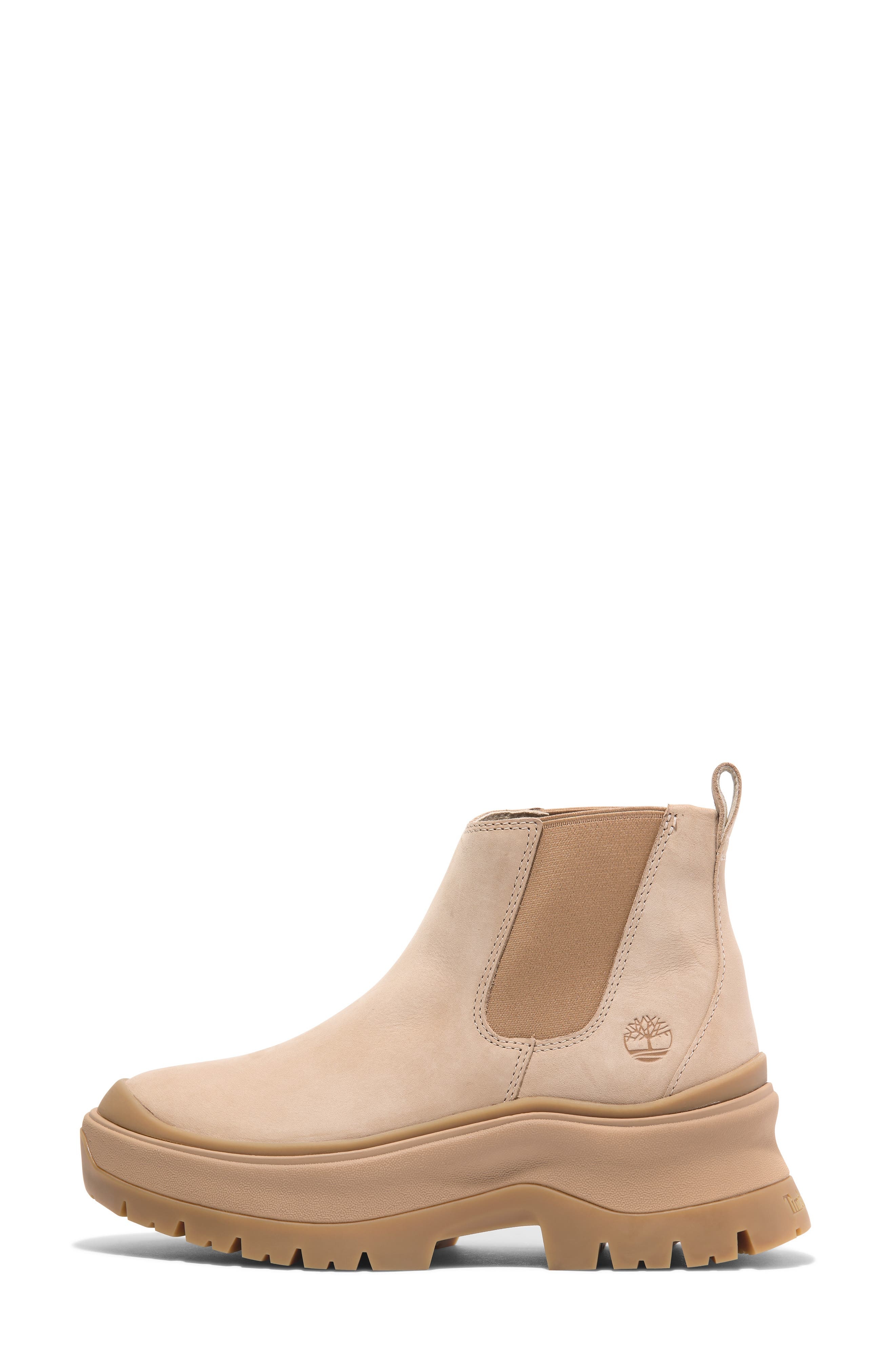 Timberland Roxie Lane Chelsea Boot in Light Beige Nubuck at Nordstrom - 9