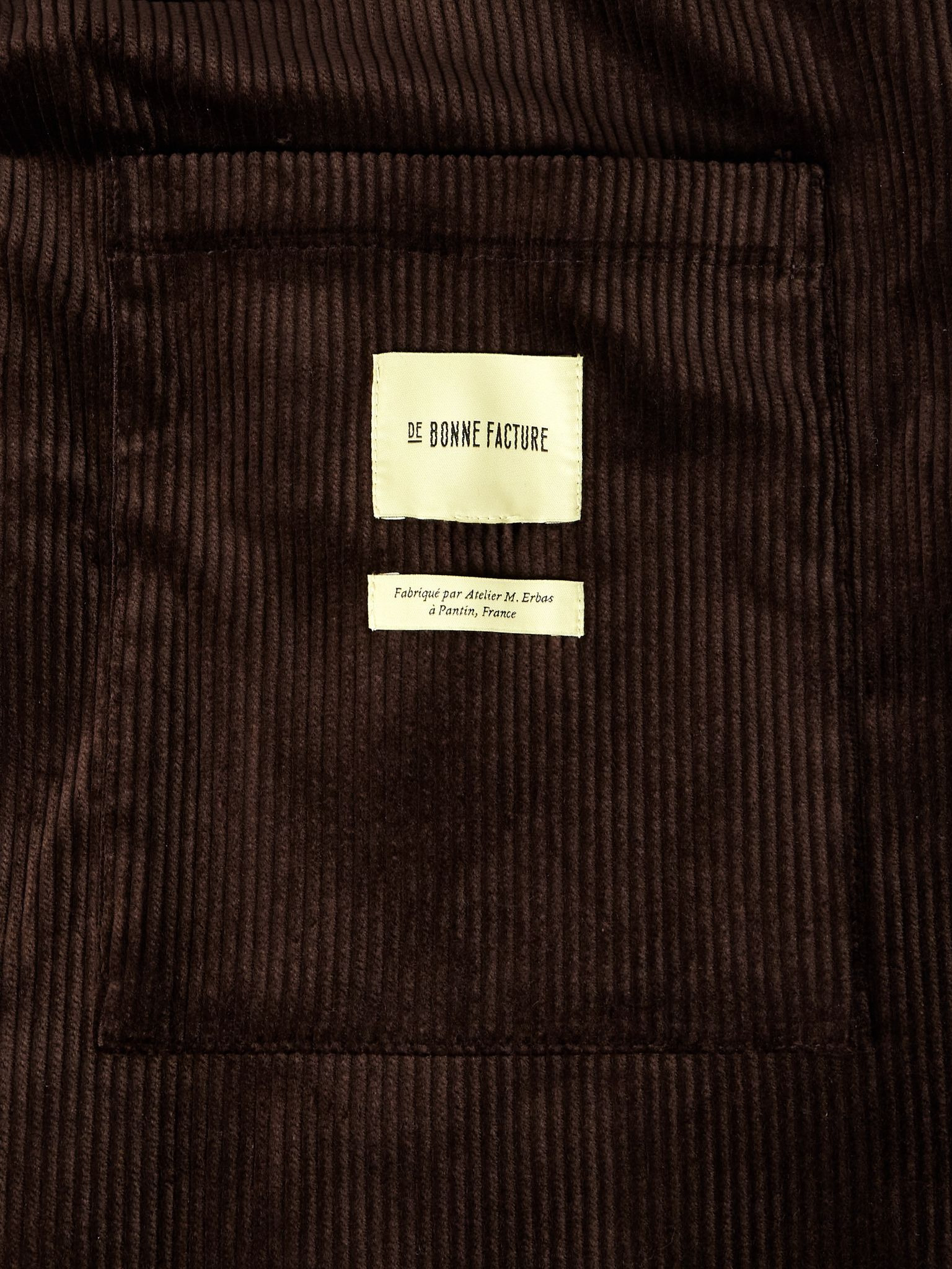 Cotton-Corduroy Suit Jacket Brown - 5