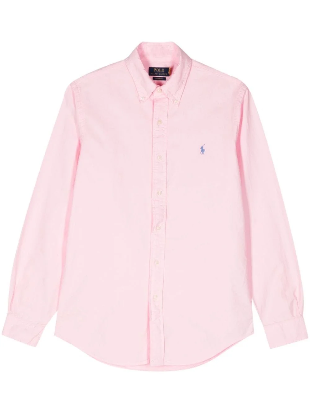 embroidered-logo cotton shirt - 1