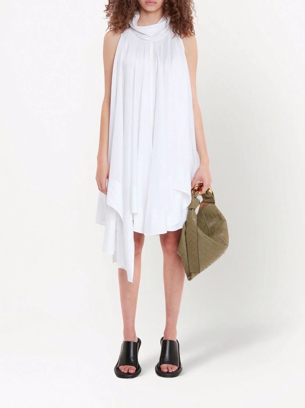 asymmetric hem dress - 2
