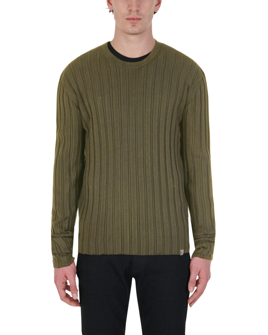 WIDE RIBBED KNIT SWEATER - 2