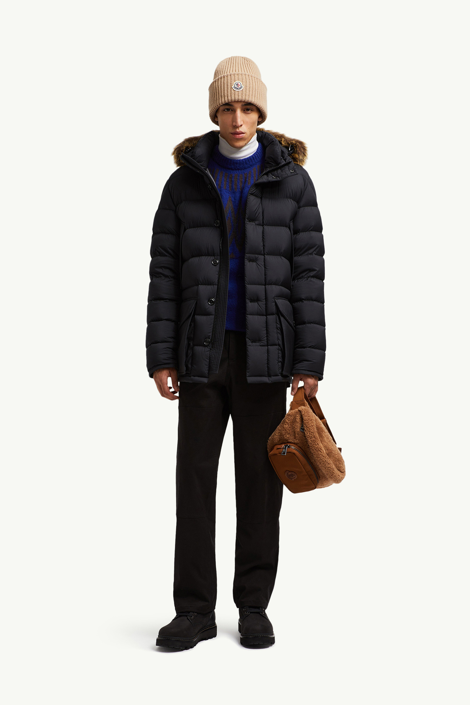 Clunye Hooded Mid-Length Down Jacket - 2