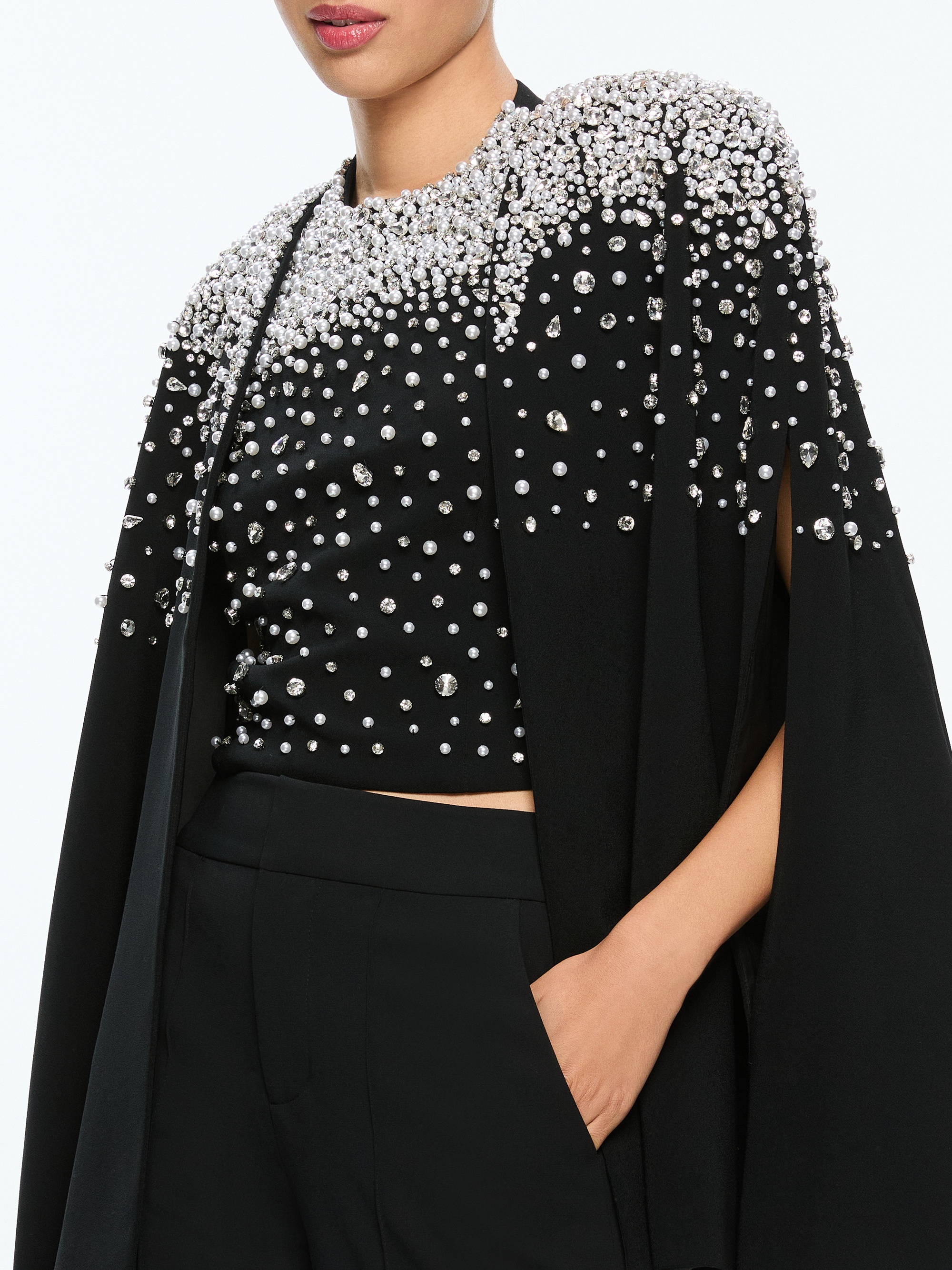 KIESHA EMBELLISHED CAPE - 6