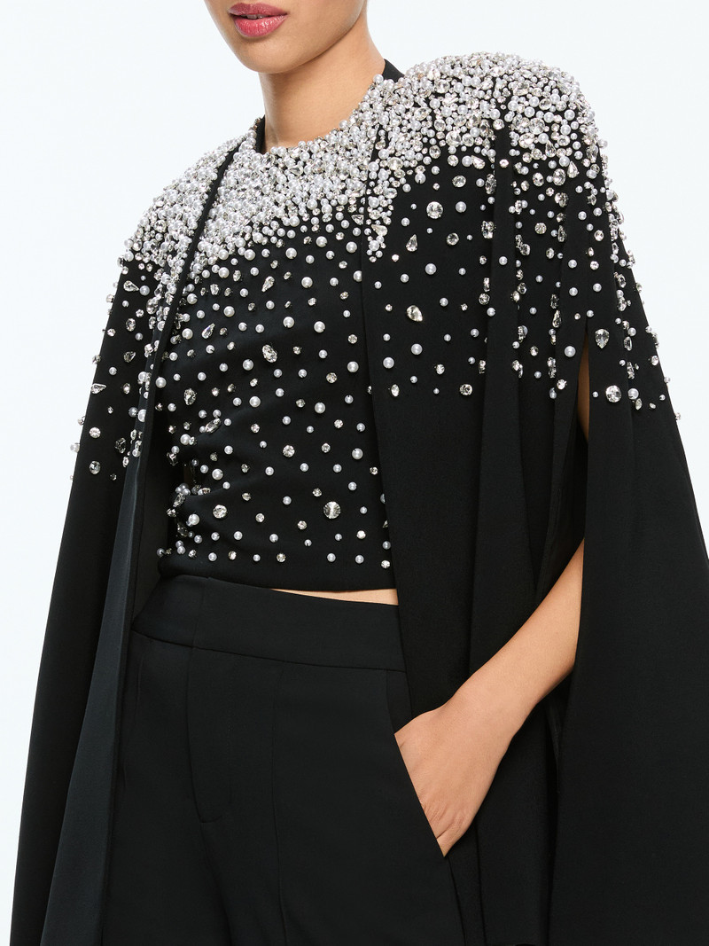 KIESHA EMBELLISHED CAPE 6