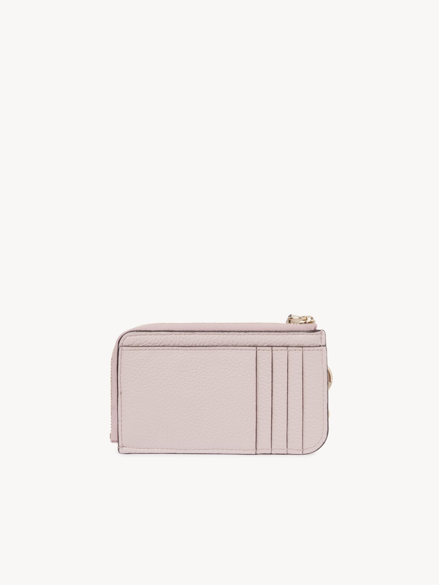 ALPHABET PURSE IN GRAINED LEATHER - 4