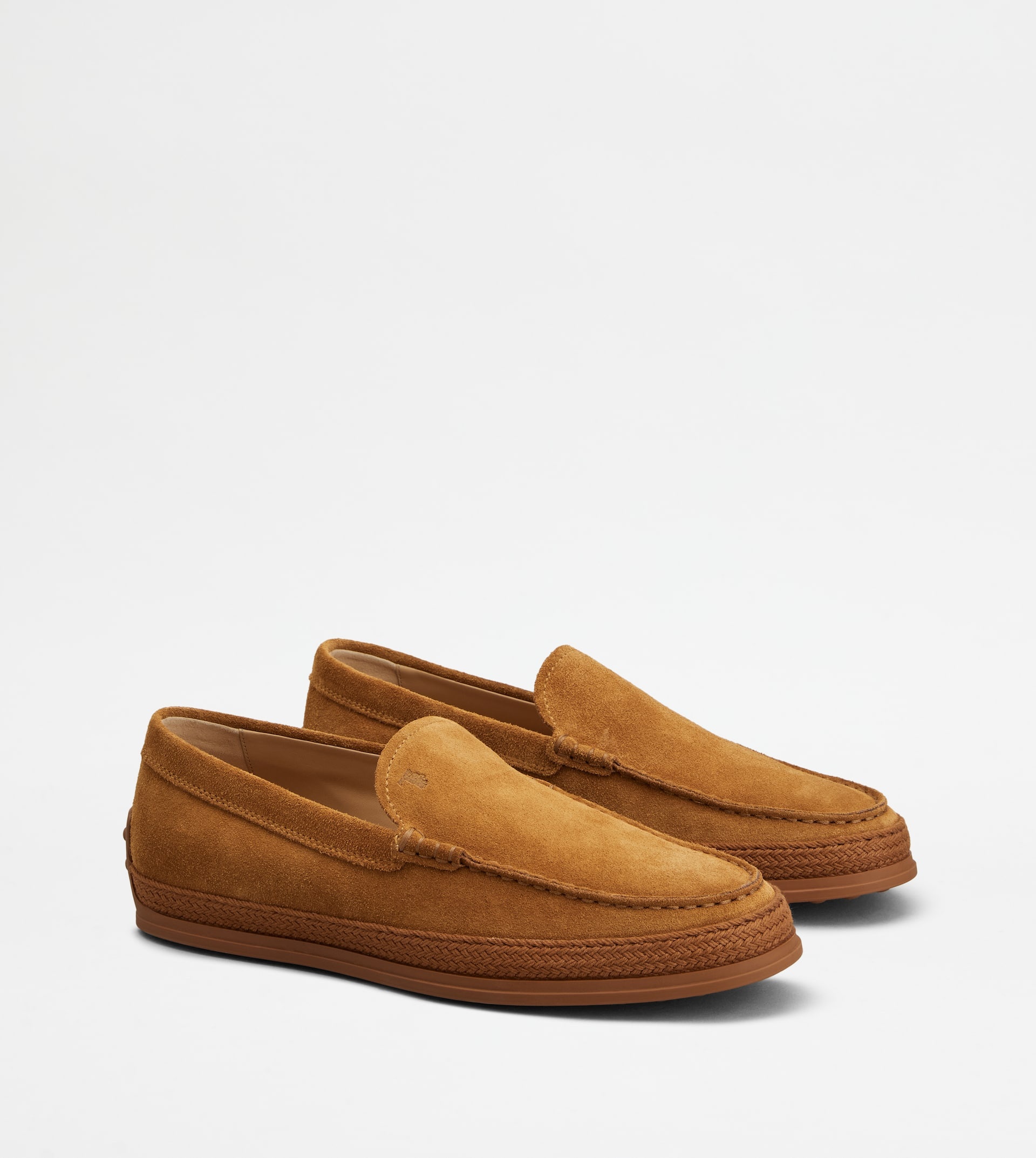 SLIP-ONS IN SUEDE - BROWN - 2
