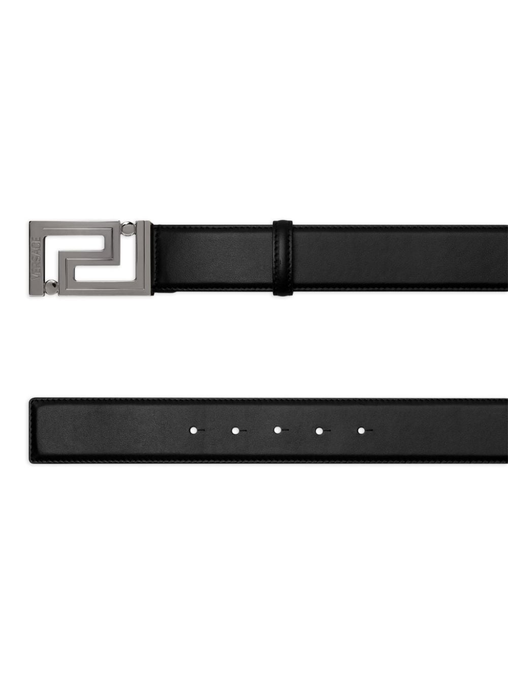 Greca leather belt - 2