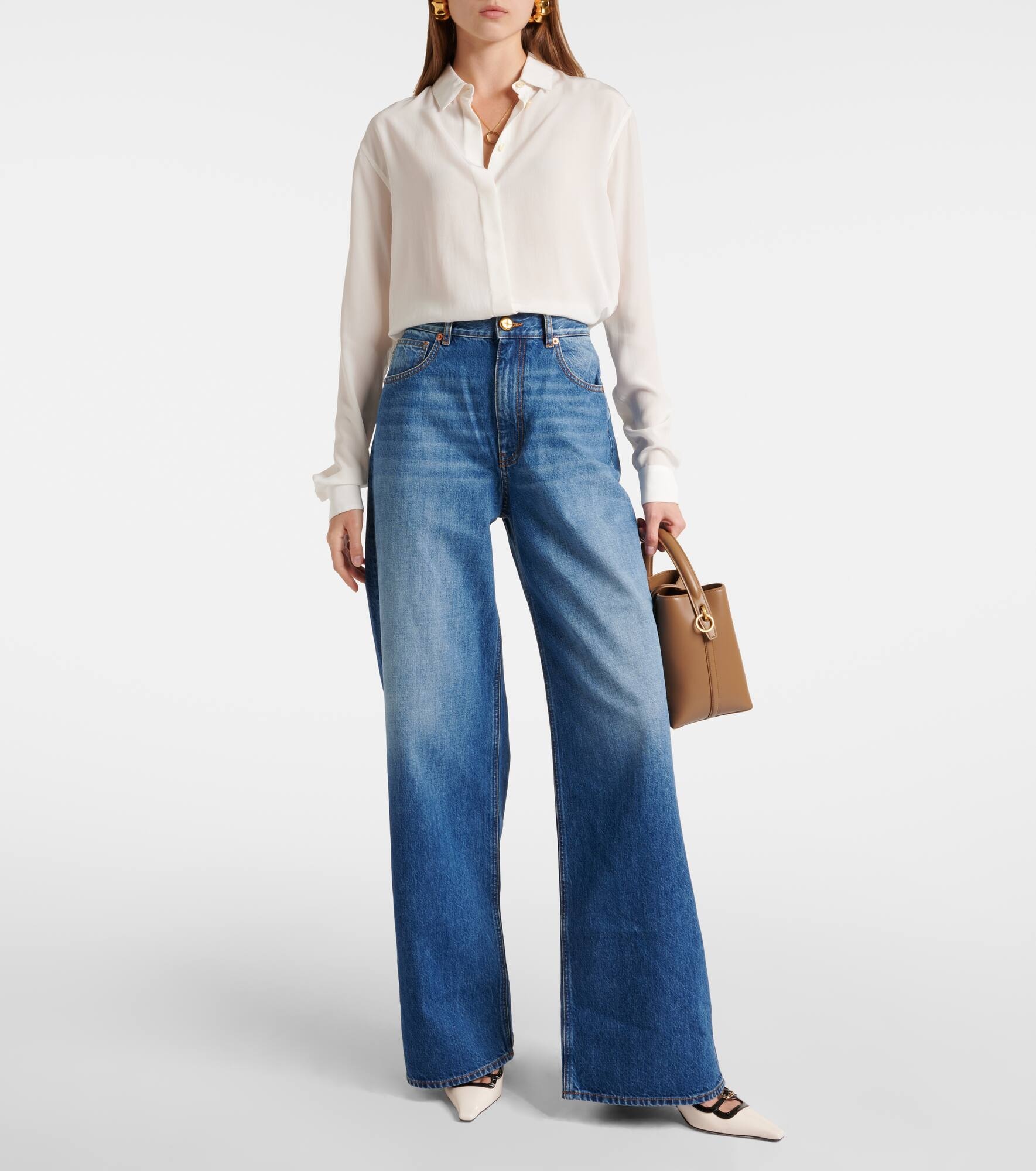 Java high-rise wide-leg jeans - 7