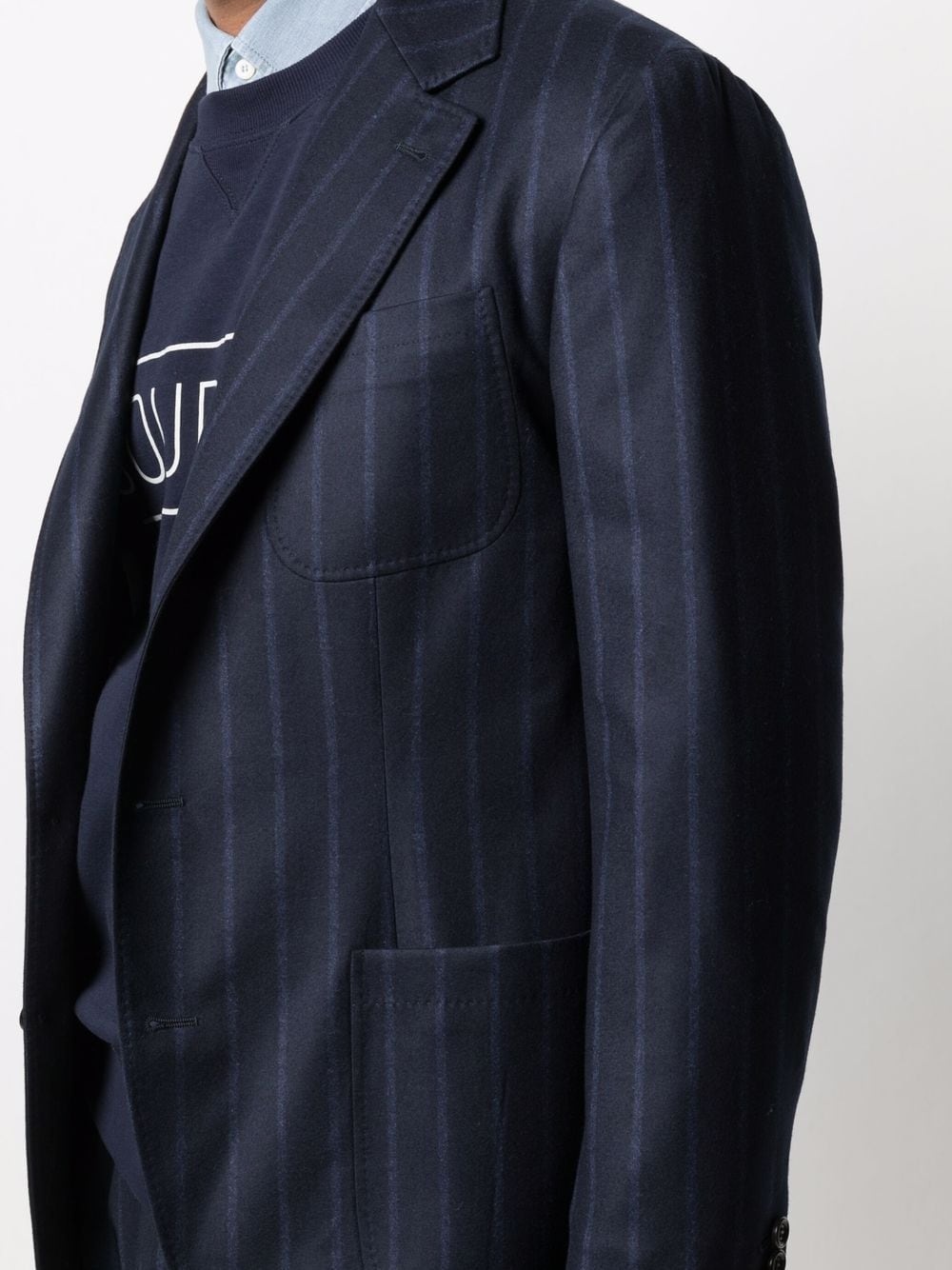 pinstripe tailored blazer - 5