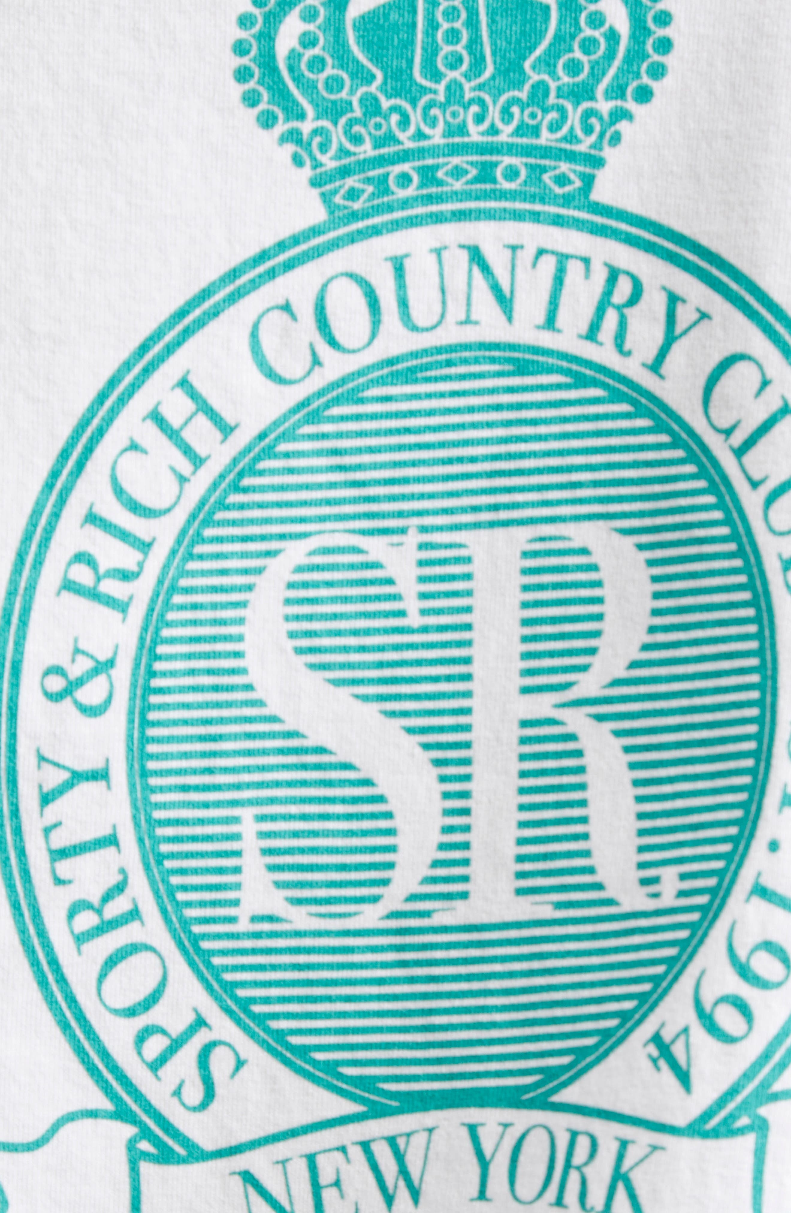 Sporty & Rich Royal Club Graphic T-Shirt in White at Nordstrom - 7