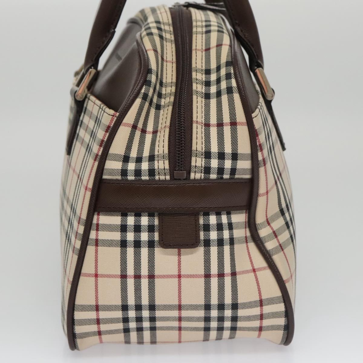 Burberry Nova Check Hand Bag Canvas Beige - 3