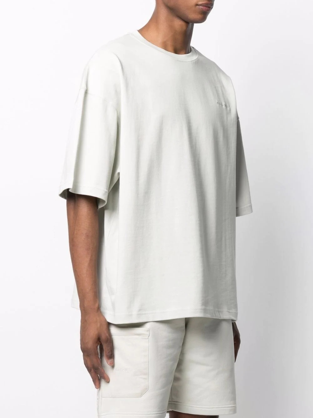 embroidered-logo oversize T-shirt - 4