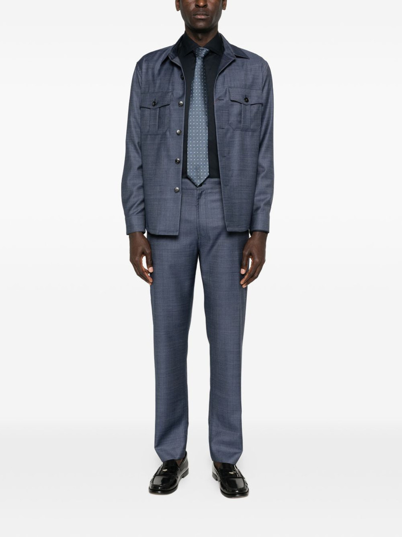 Canali button tailored trousers outlook