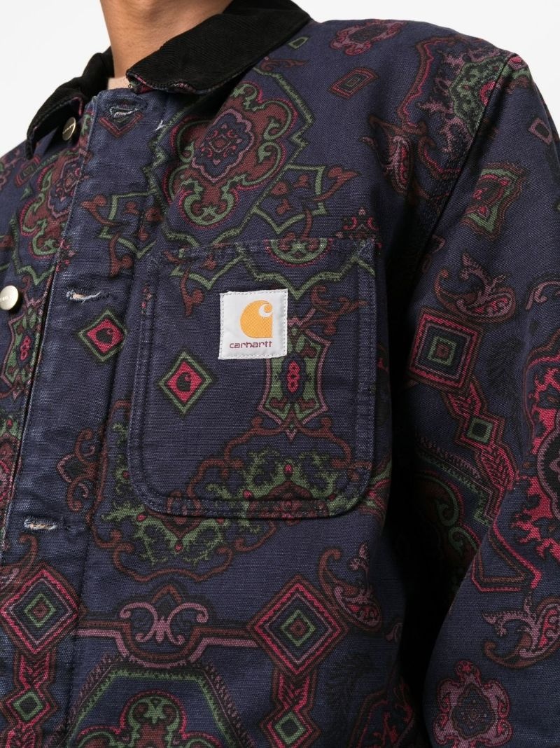 paisley-print bomber jacket - 5