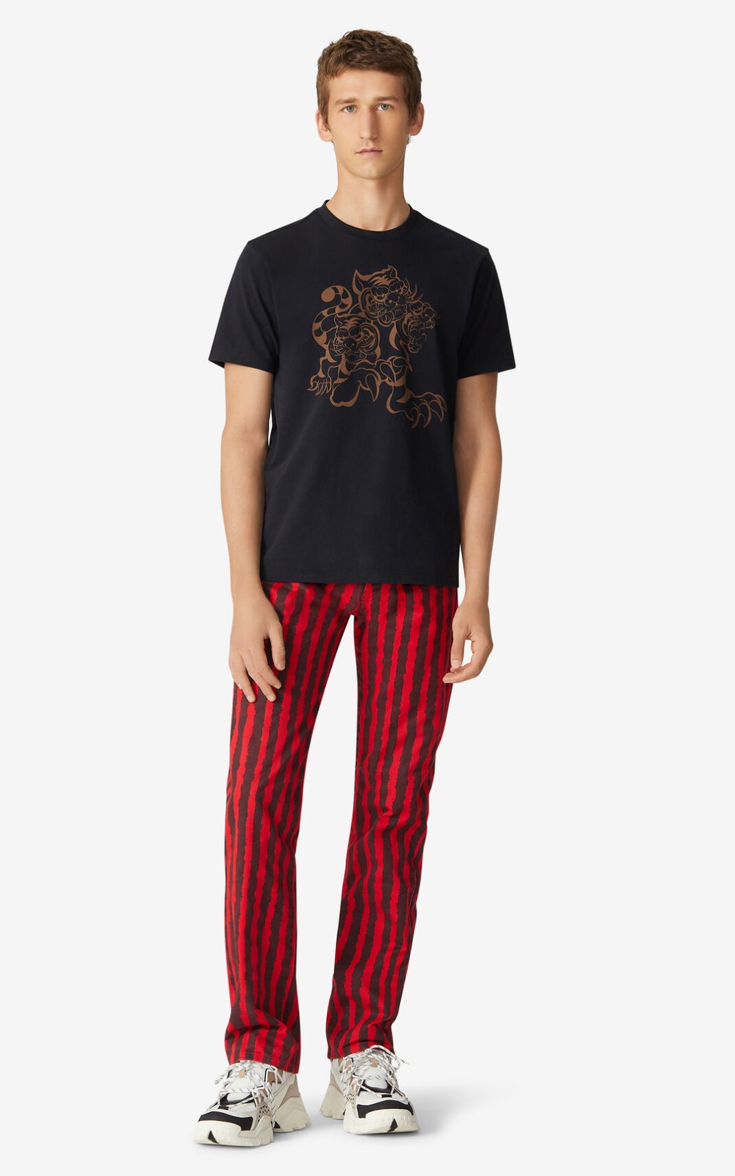 KENZO x KANSAIYAMAMOTO ‘Three Tigers' T-shirt - 3