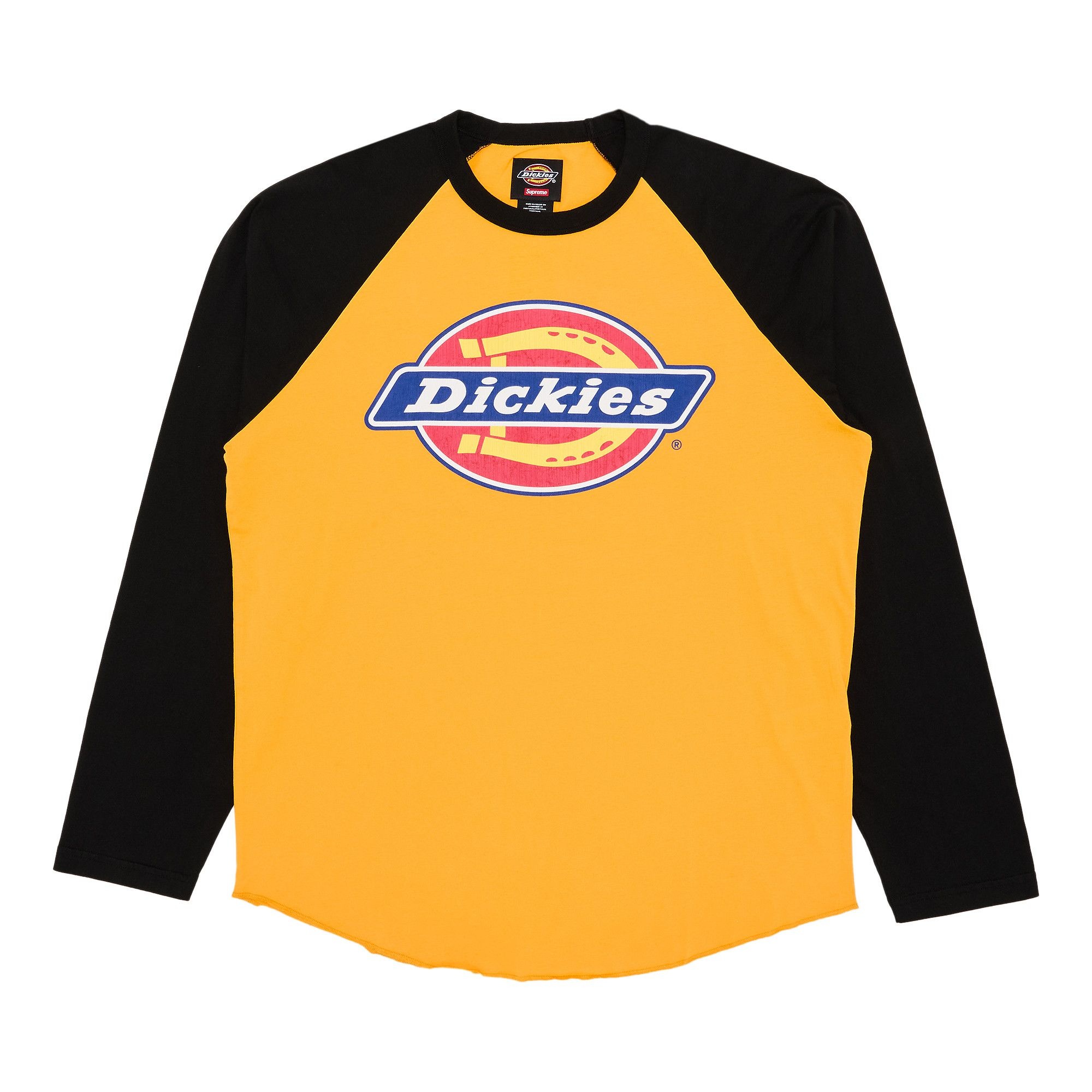 Supreme x Dickies Raglan Long-Sleeve Top 'Gold' - 1