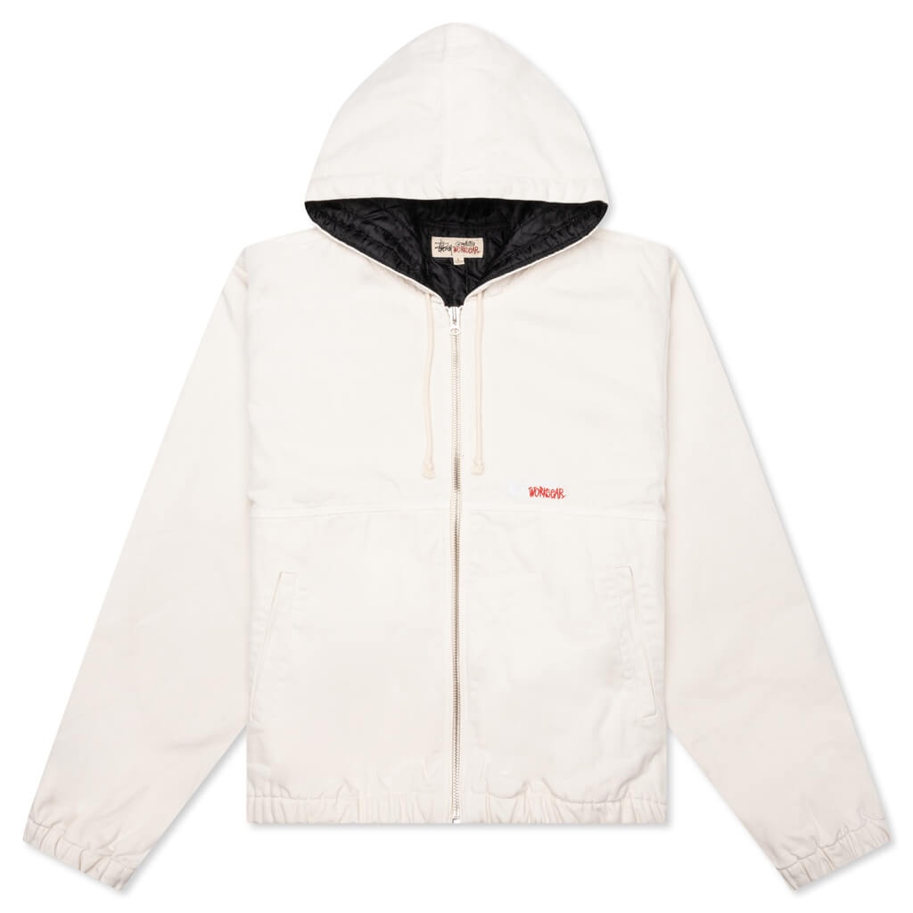 CANVAS INSULATED WORK JACKET - BONE - 1