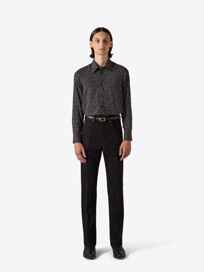 BLK DNM SHIRT 01 BLACK DOTTED WAVE outlook