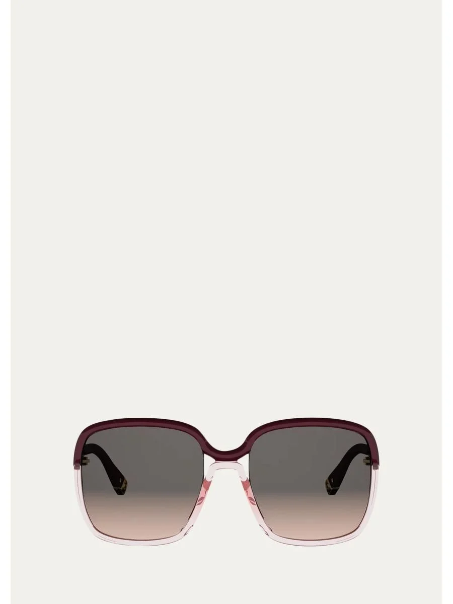 Twincolors 56MM Square Sunglasses - 1