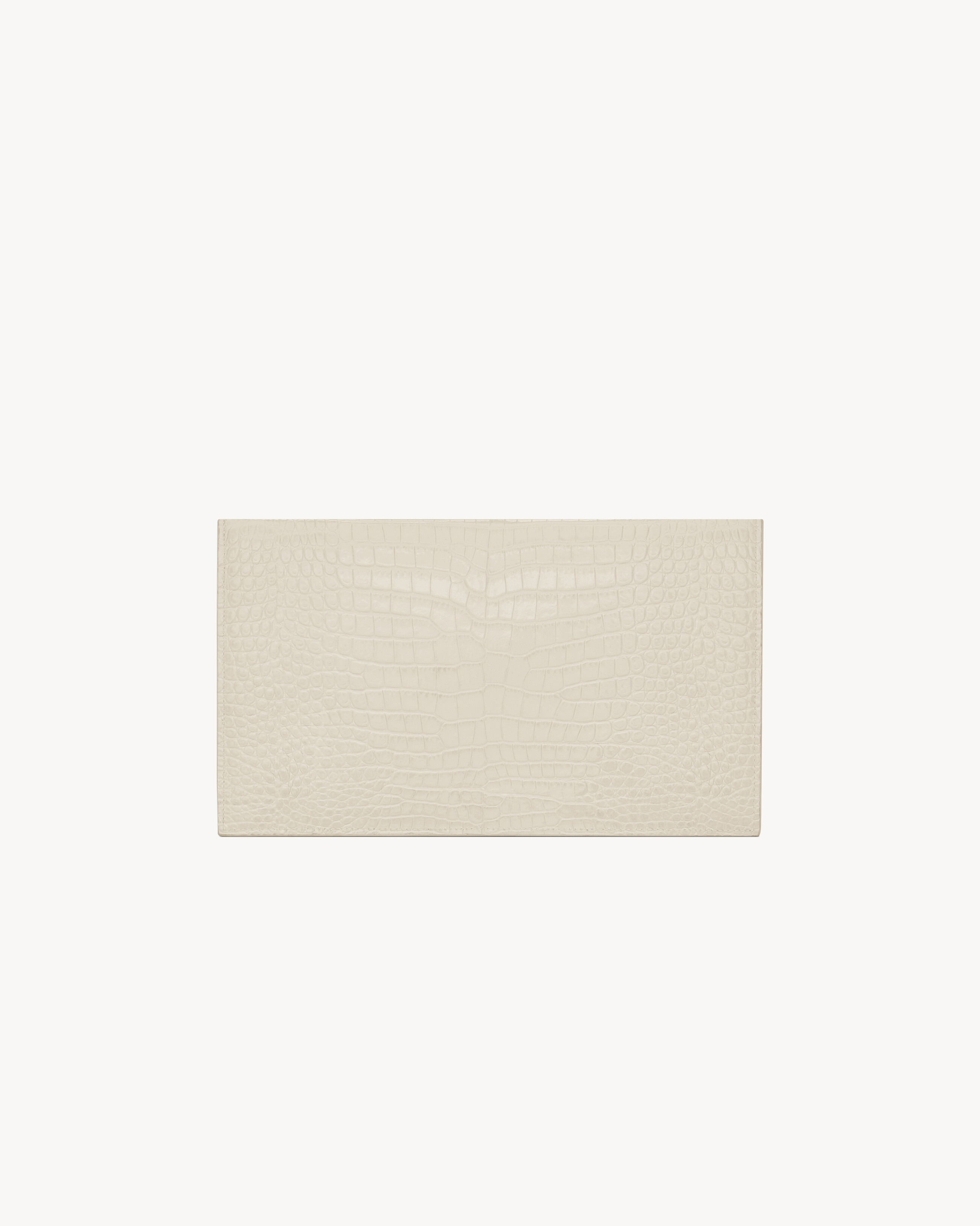 UPTOWN POUCH IN CROCODILE-EMBOSSED SHINY LEATHER - 2