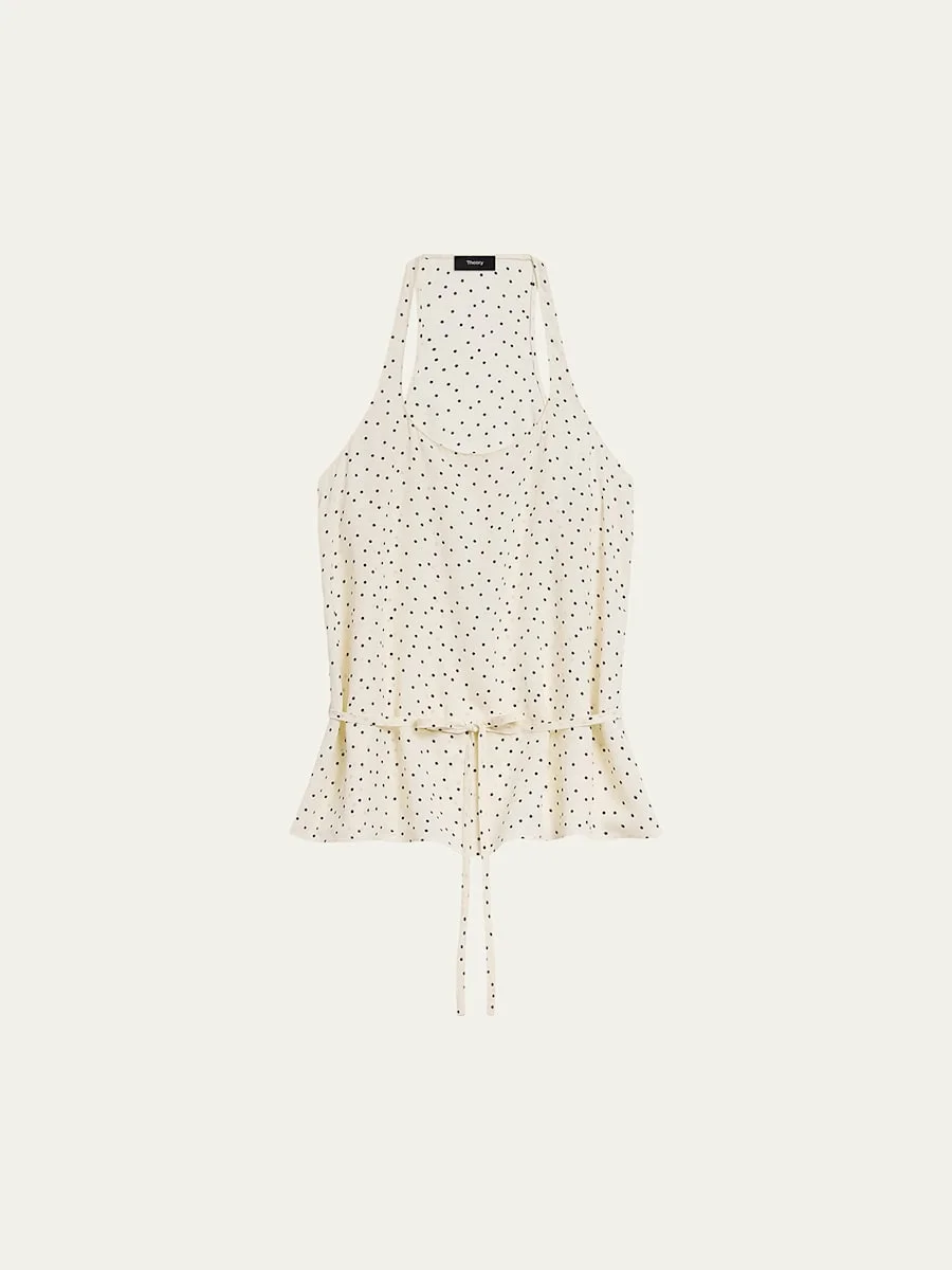 Belted Halter Tank Top - 1