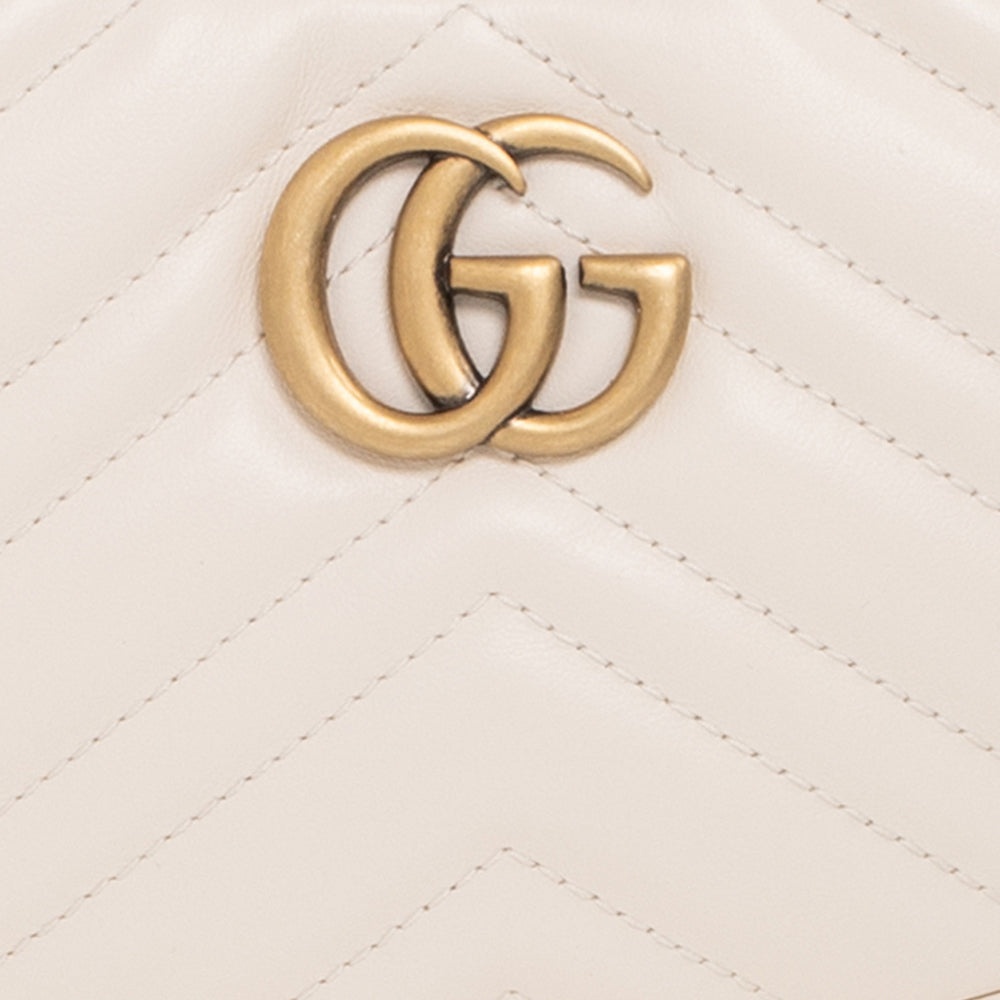 (WMNS) Gucci GG Marmont Half-Moon-Shaped Mini Bag 'Mystic White' 699514-DTDHT-9022 - 5