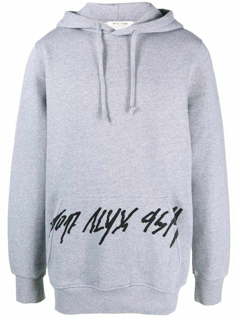 logo-print hoodie - 1