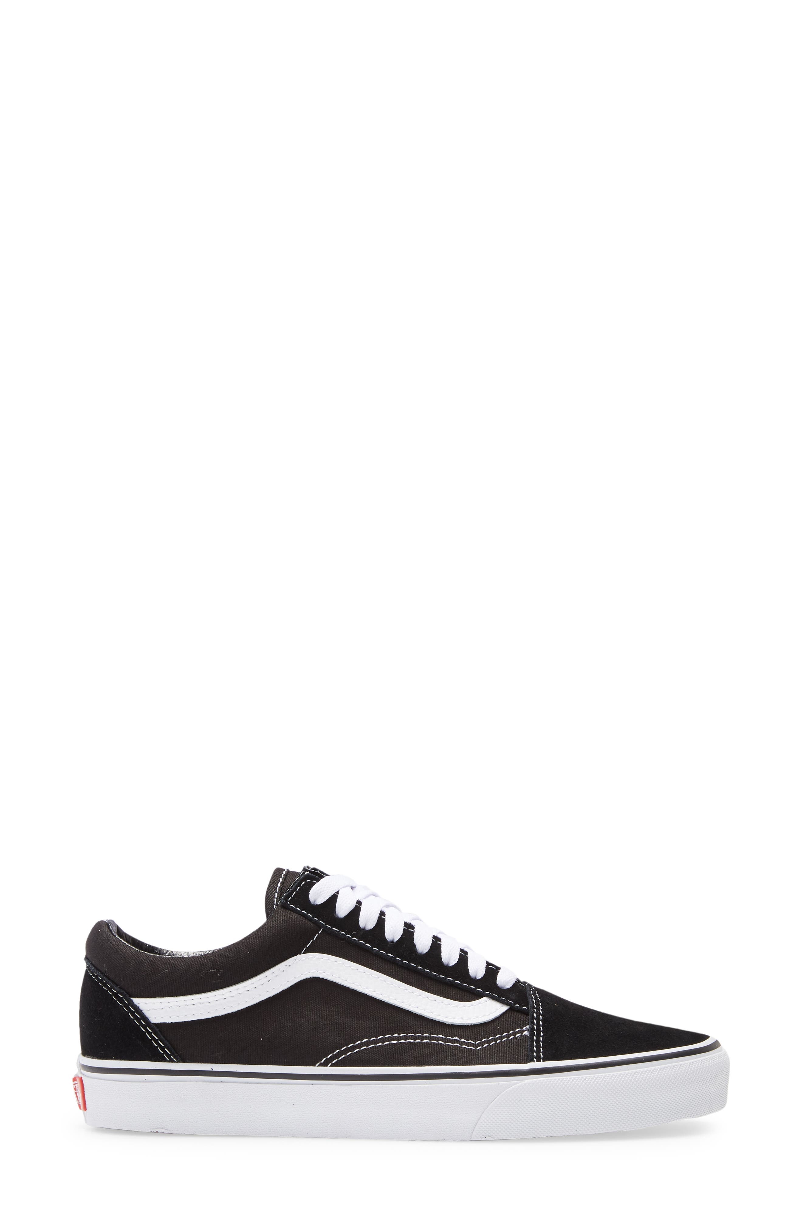 Vans Old Skool Sneaker in Black Whit at Nordstrom - 3