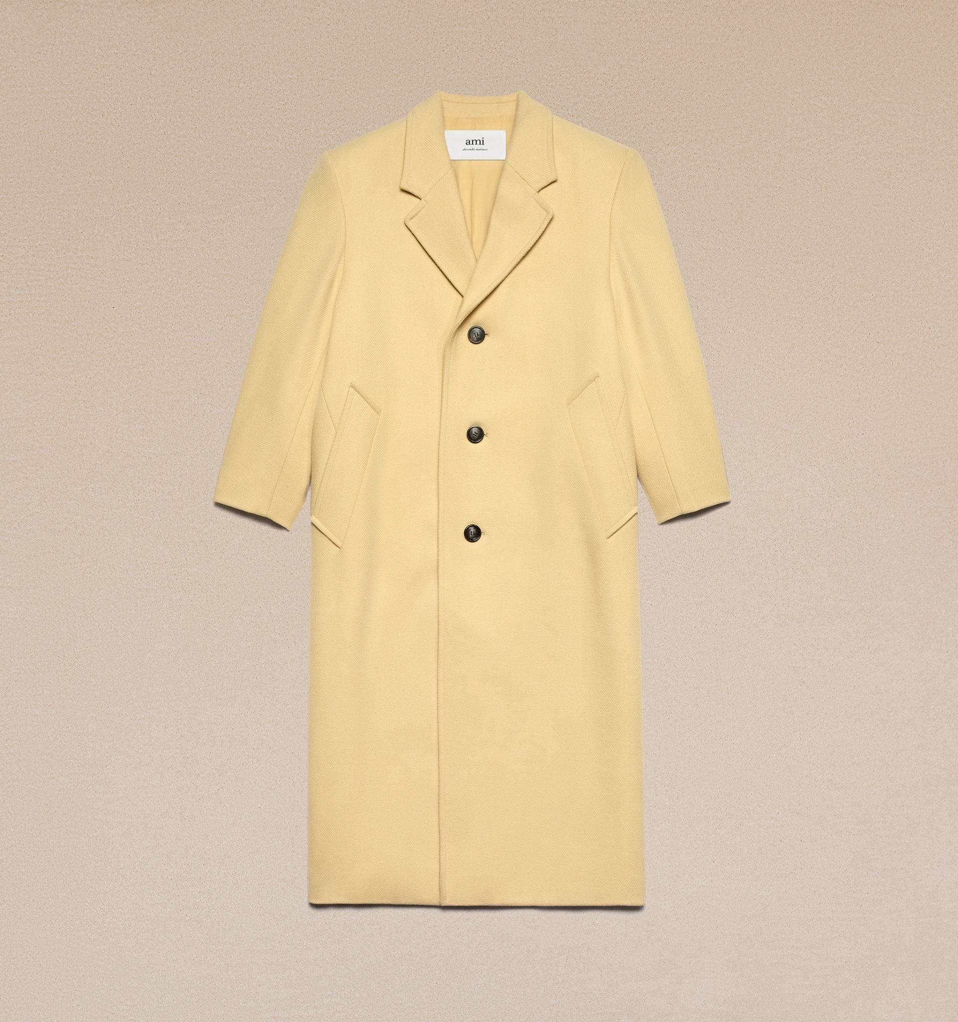 Three Buttons Oversized Coat - 1