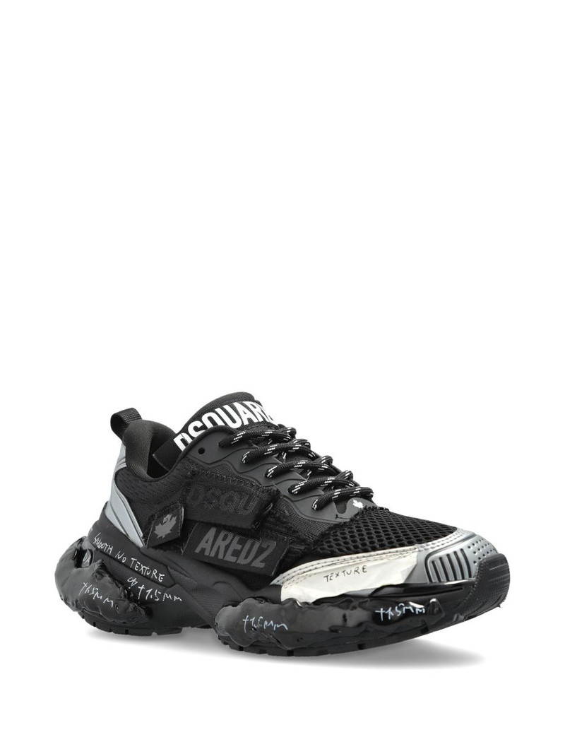DSQUARED2 logo lettering sneakers outlook
