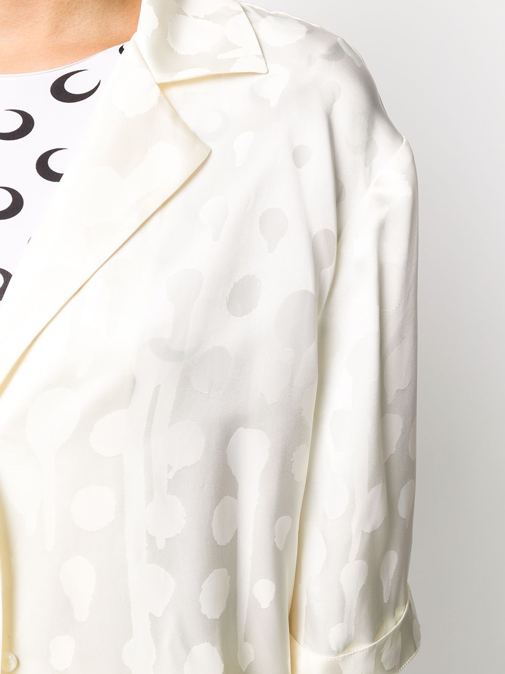 splatter-effect polka dot top - 5