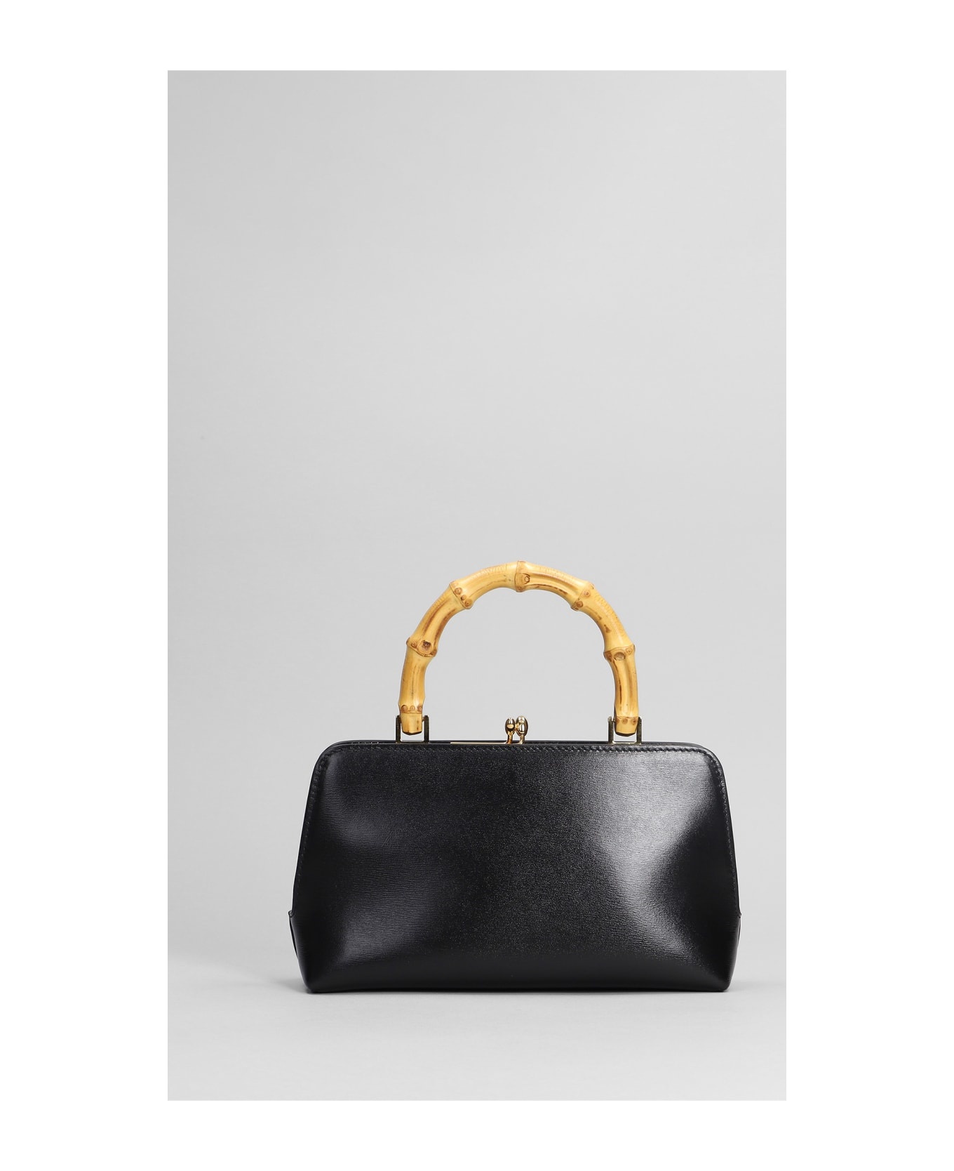 Gojii Bambo Shoulder Bag In Black Leather - 3