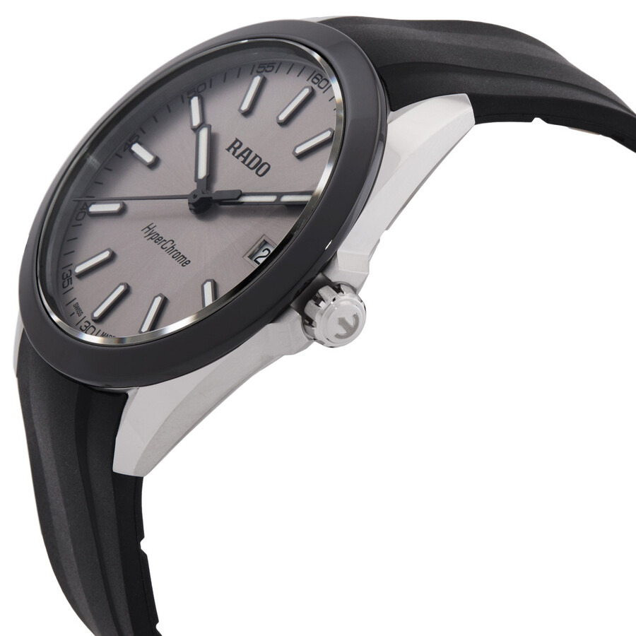 Rado - Rado HyperChrome Quartz Rhodium Sunray Dial Men's Watch R32280109 - 1