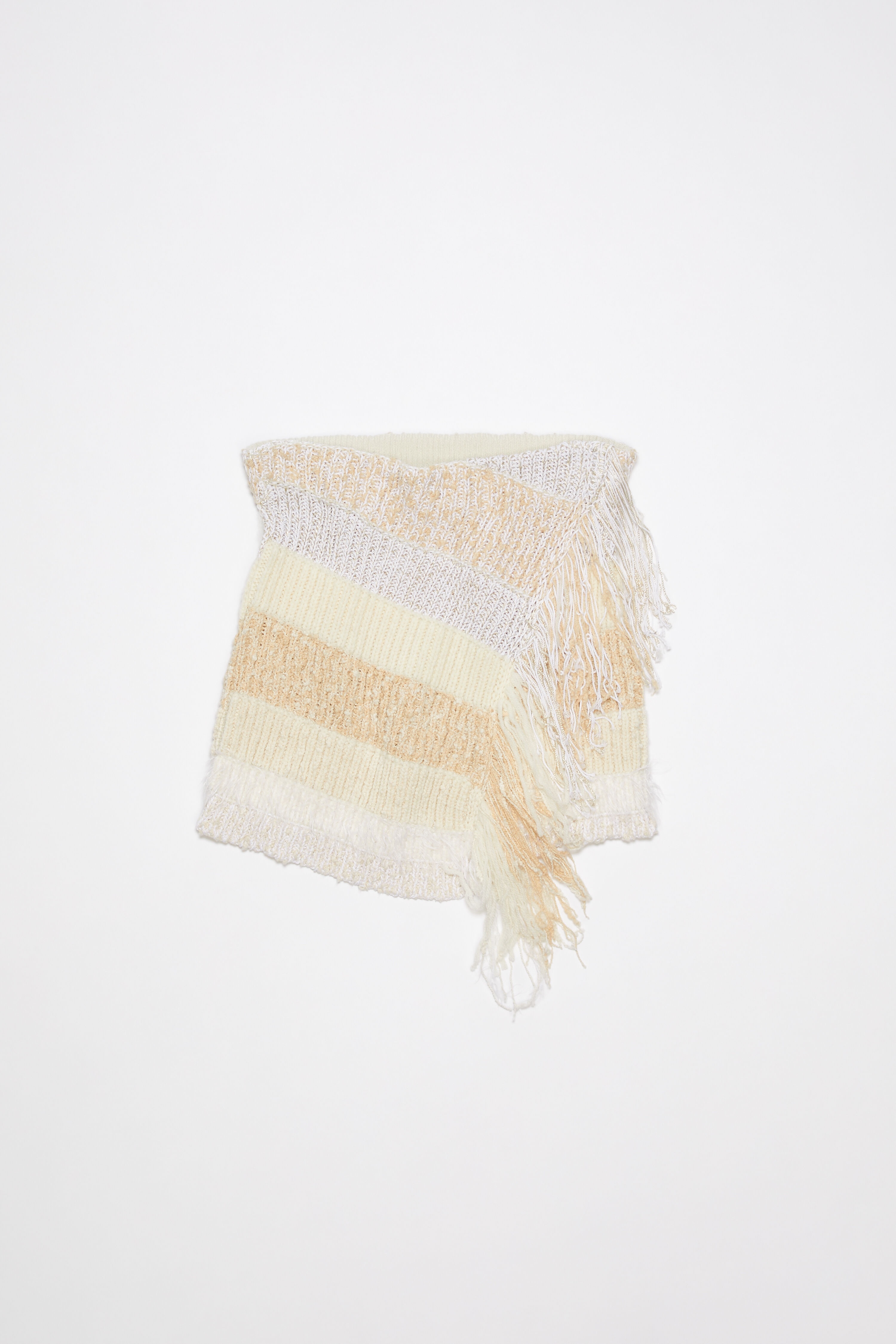 Fringe skirt - Off white/cream - 6