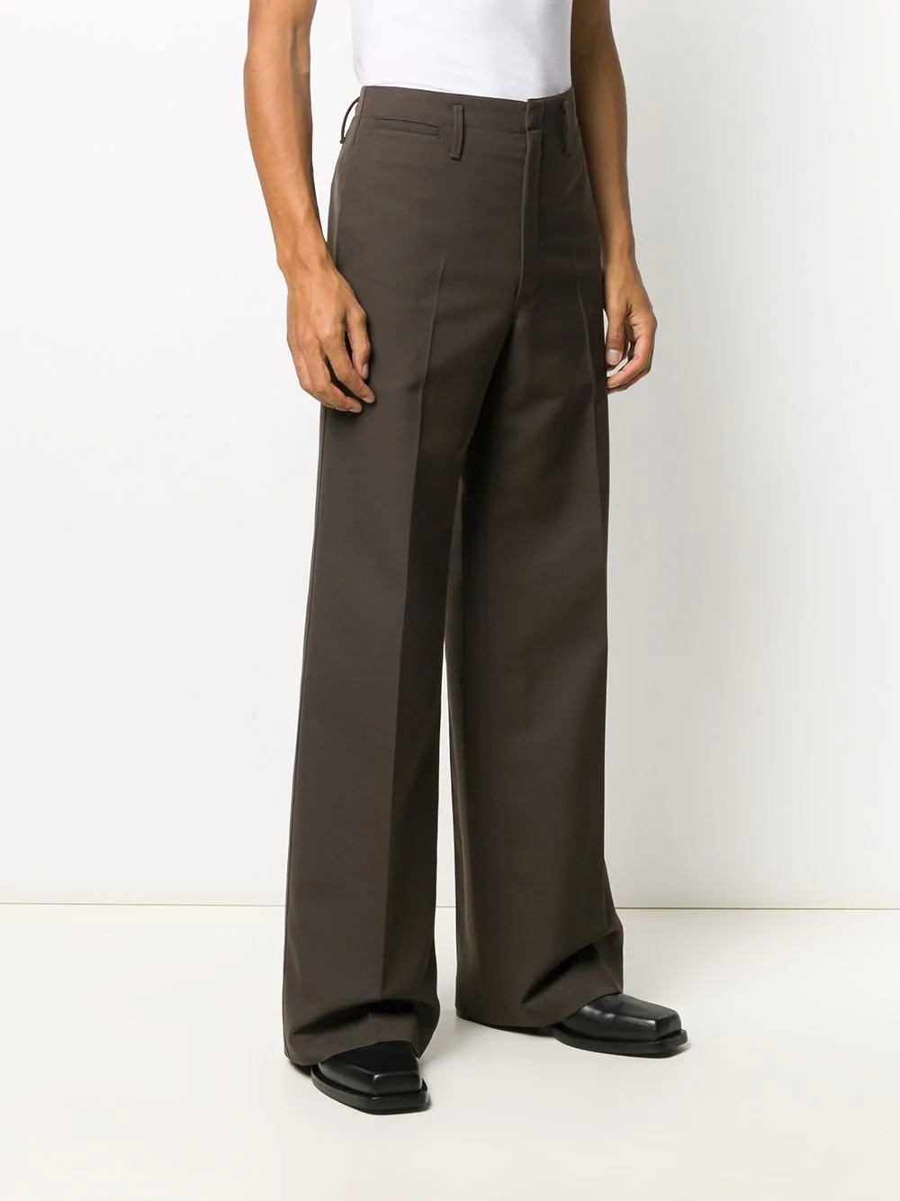 wide-leg tailored trousers - 3