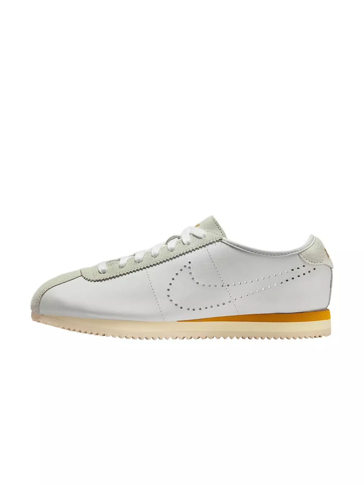 Cortez Leather "White/Light Bone/Coconut Milk/Bronze" Women's Shoe - 2