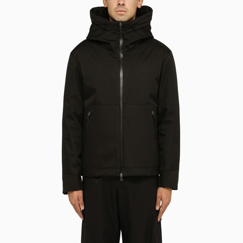 Herno Black nylon jacket | REVERSIBLE