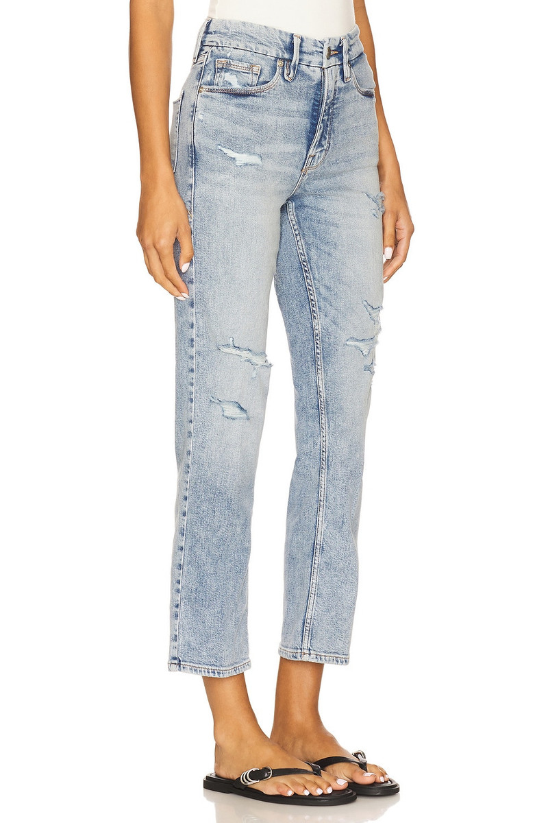 GOOD AMERICAN Good Icon Straight Ankle Jeans outlook