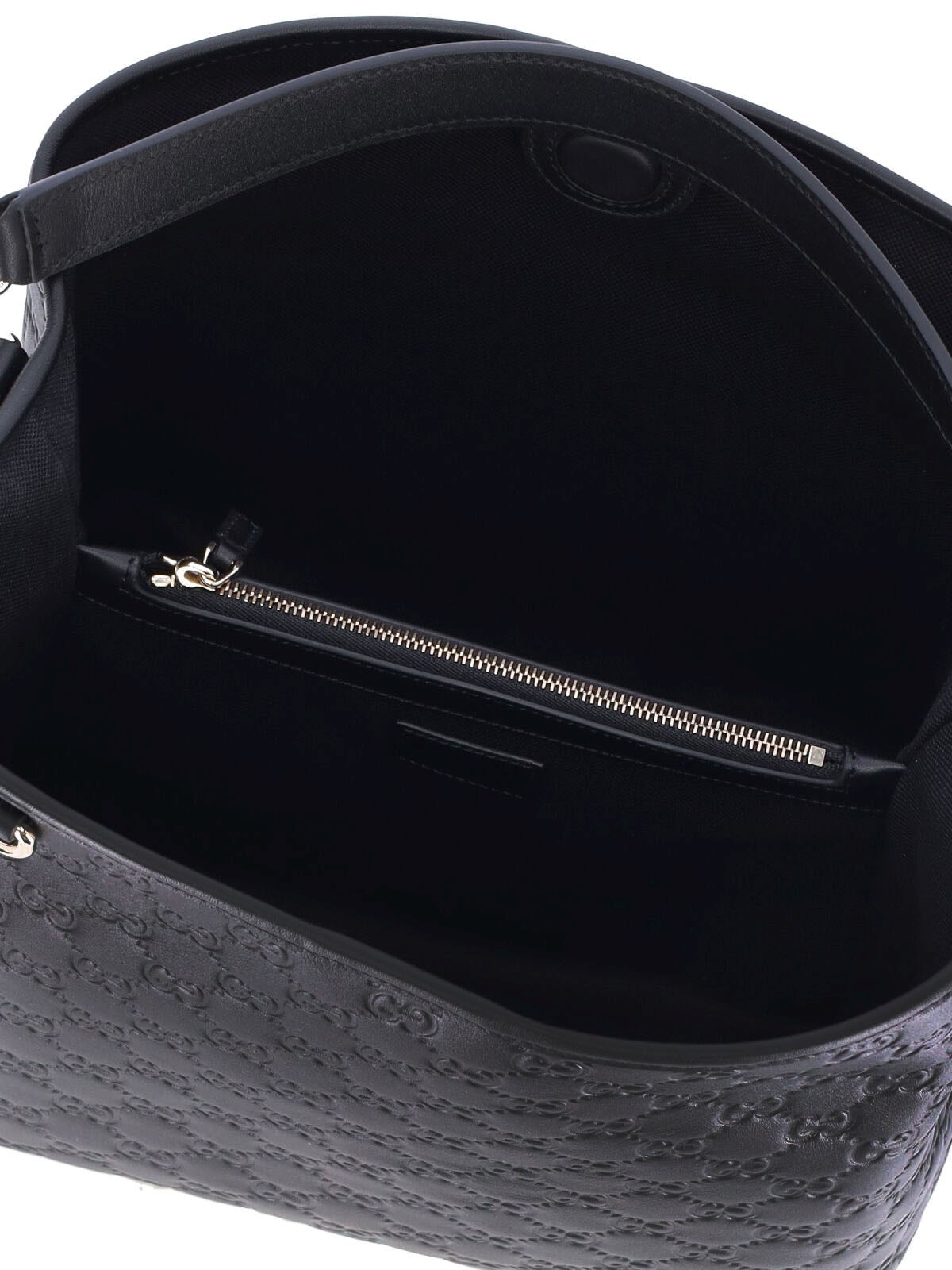 MEDIUM BUCKET BAG "GG EMBLEM" - 4