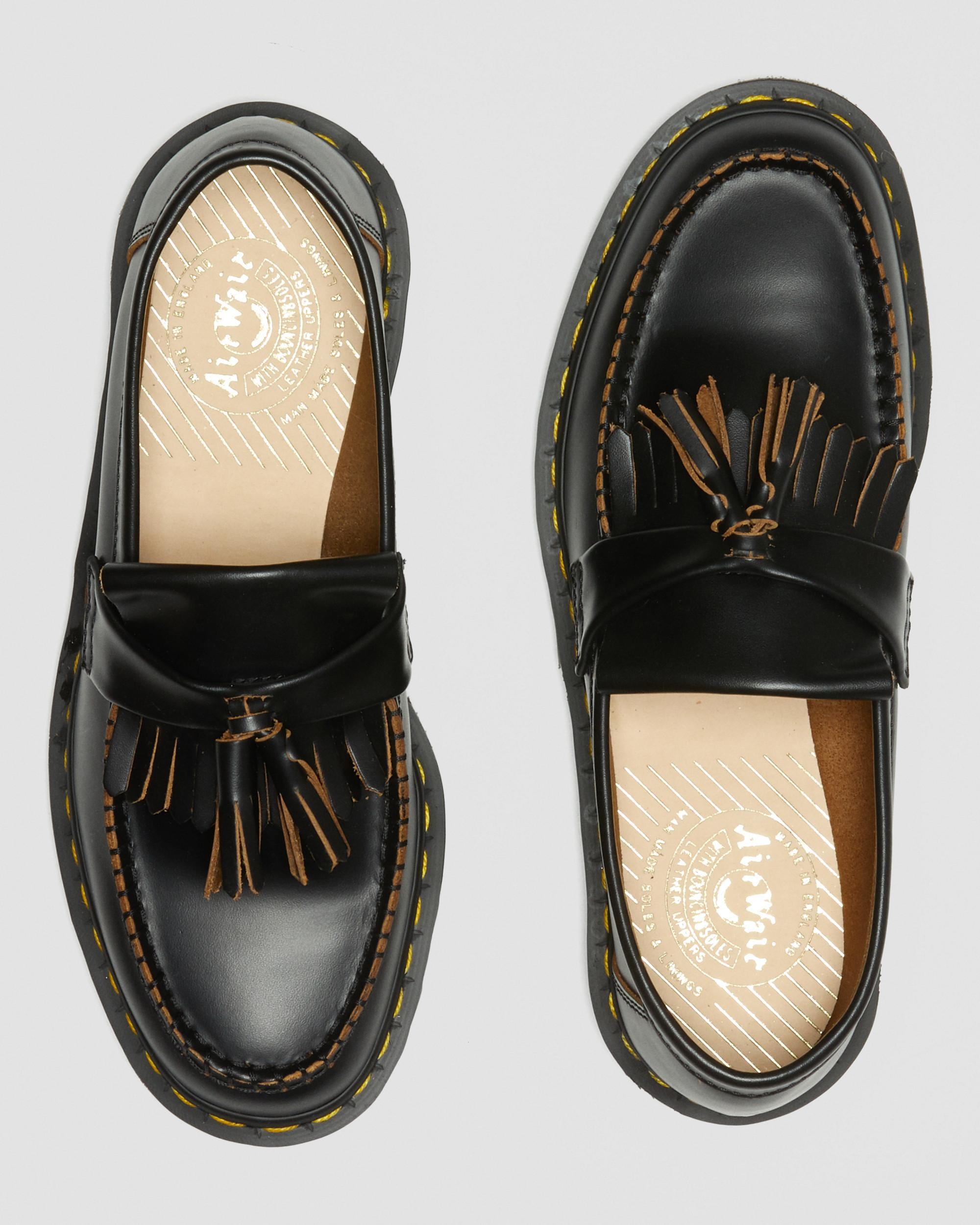 Adrian Made in England Quilon Leather Tassel Loafers - 10