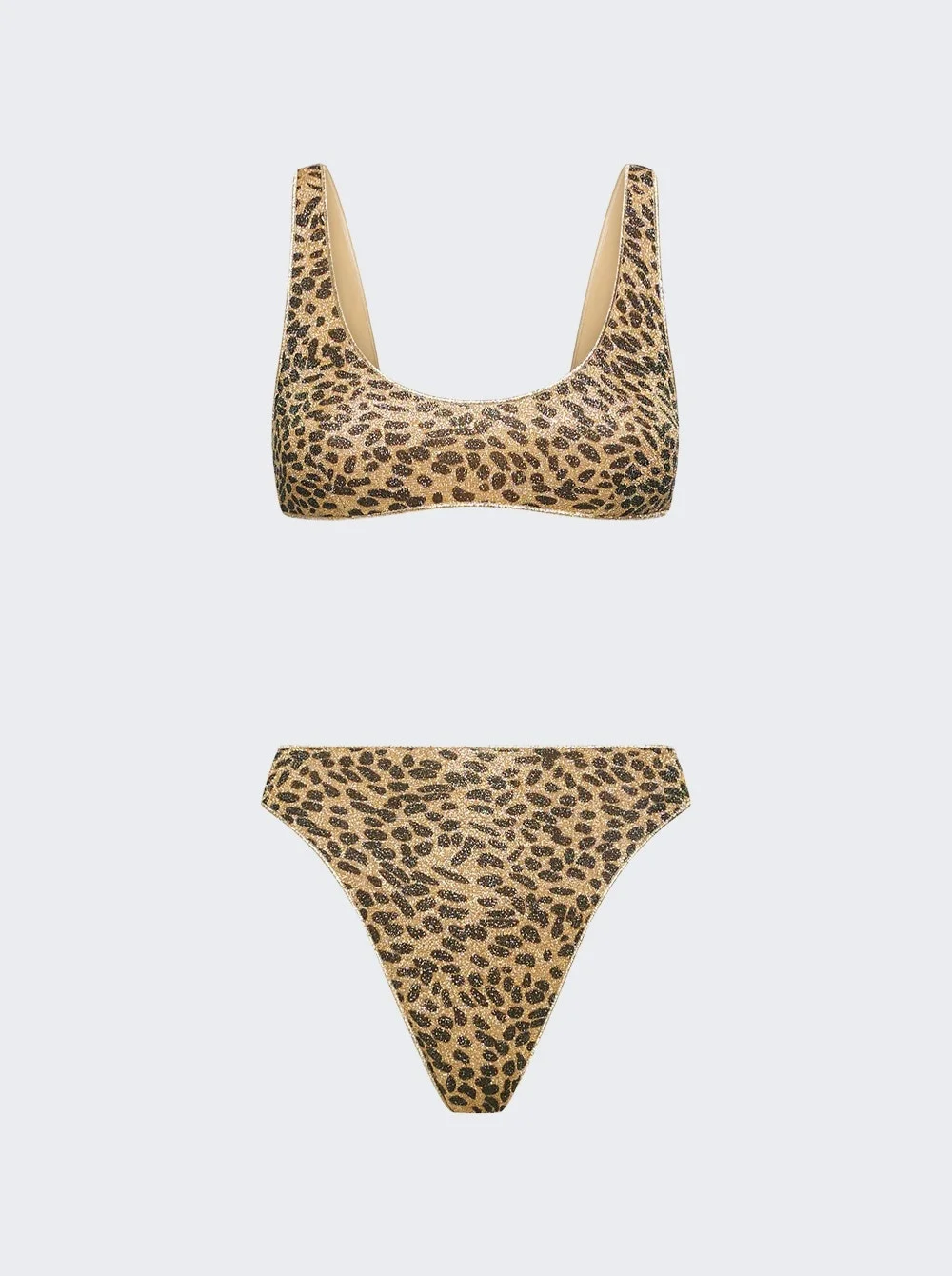 Animalier Lumiere Sporty Bra '90 Bottom Leopard - 1