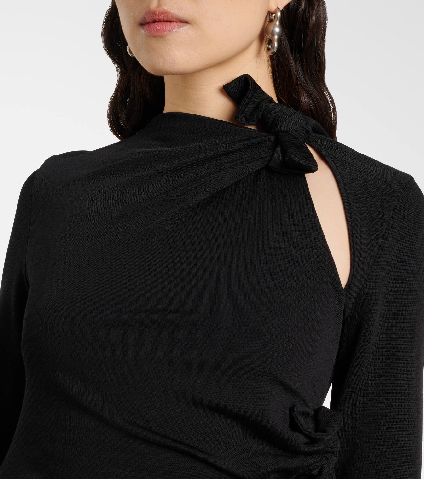Cutout jersey top - 5