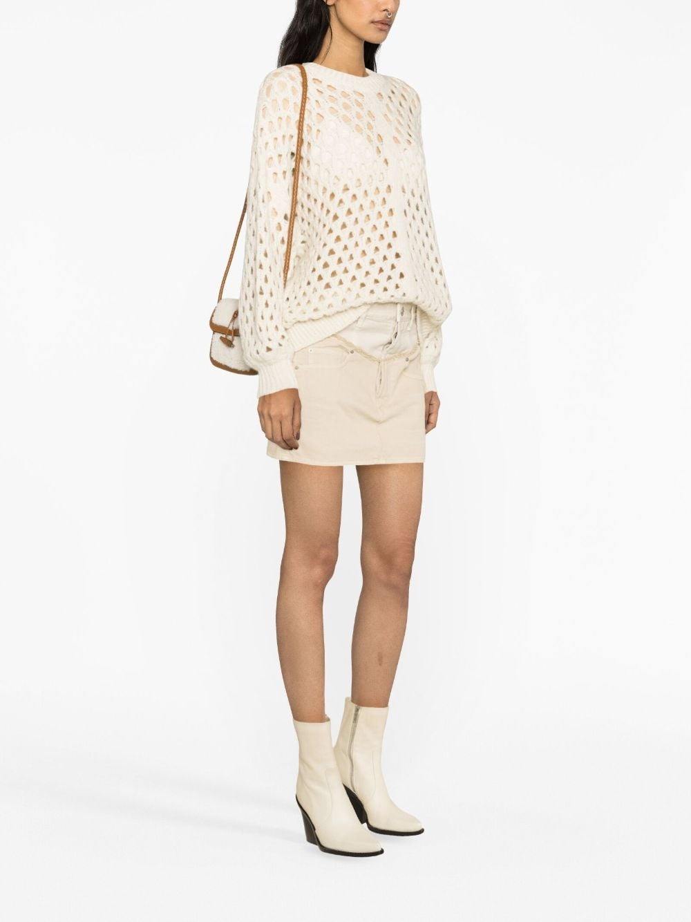 Tane crochet wool-blend jumper - 2