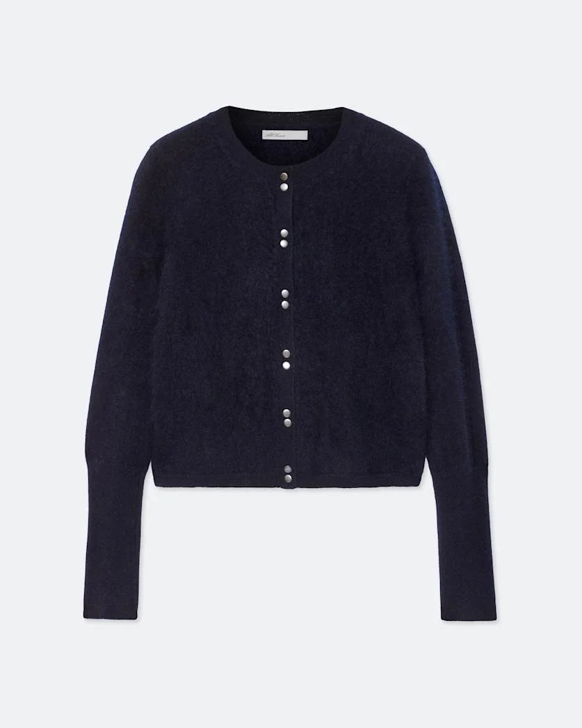 ADA CASHMERE BUTTON-DOWN CARDIGAN - 1