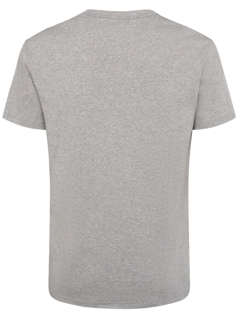 Cotton jersey crewneck t-shirt - 2