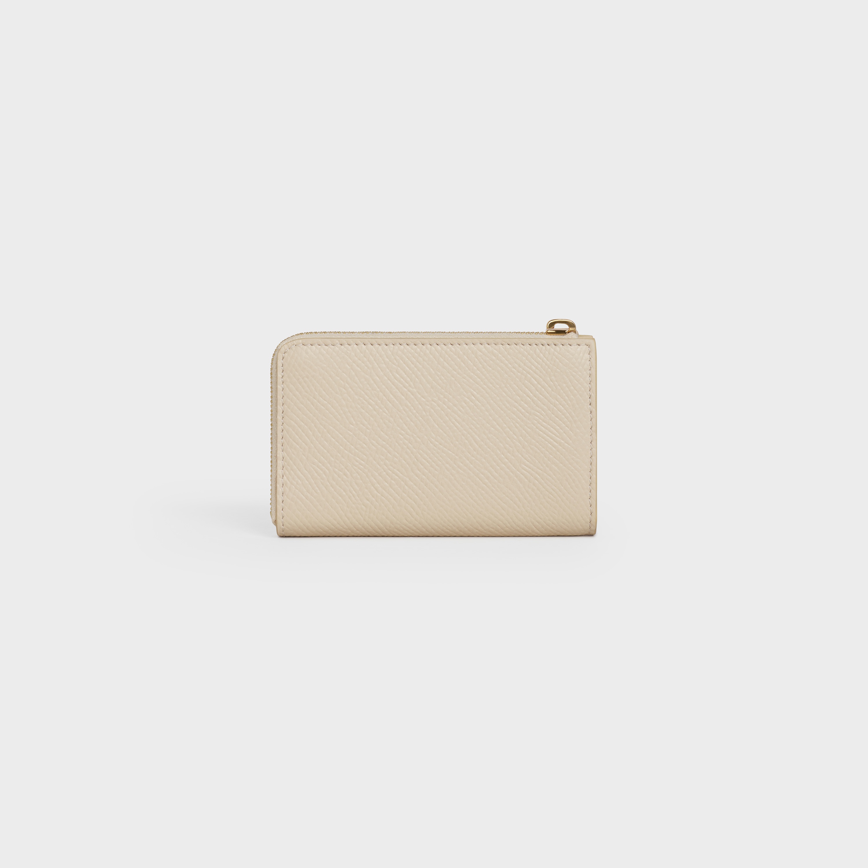 ZIPPED COIN PURSE IN GRAINED CALFSKIN - 6